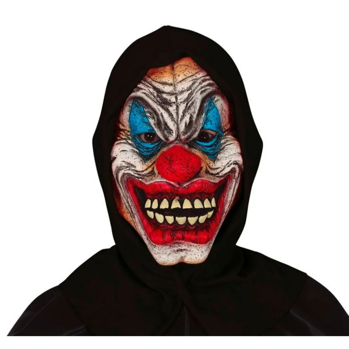 Horror Klovn Vinylmaske Med Hætte