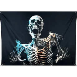 Horror Skelet Banner Baggrund