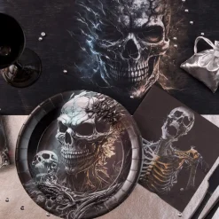 Horror Skelet Paptallerkener