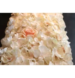 Hortensia Bordløber Hvid/Rosa