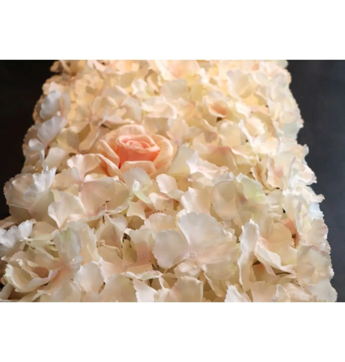 Hortensia Bordløber Hvid/Rosa