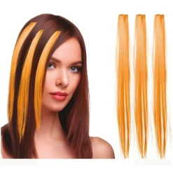 Hår Extensions Orange