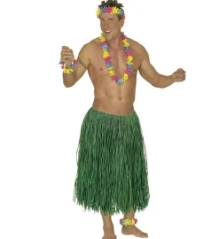 Hula Hawaiiskørt Grøn