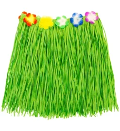 Hula Stråskørt Grøn