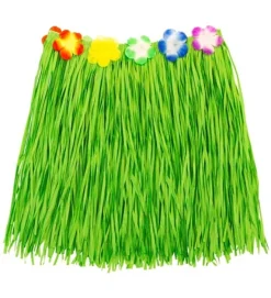 Hula Stråskørt Grøn