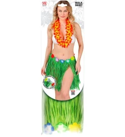 Hula Stråskørt Grøn