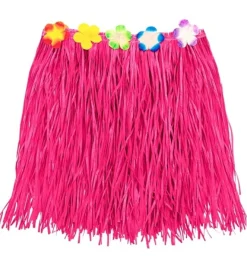 Hula Stråskørt Pink