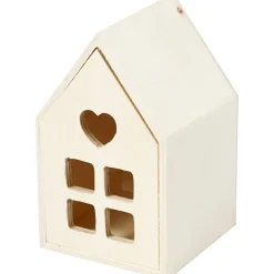 Hus Dekoration Træ Beige