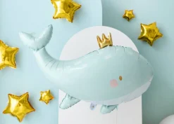 Hval Folieballon Lyseblå