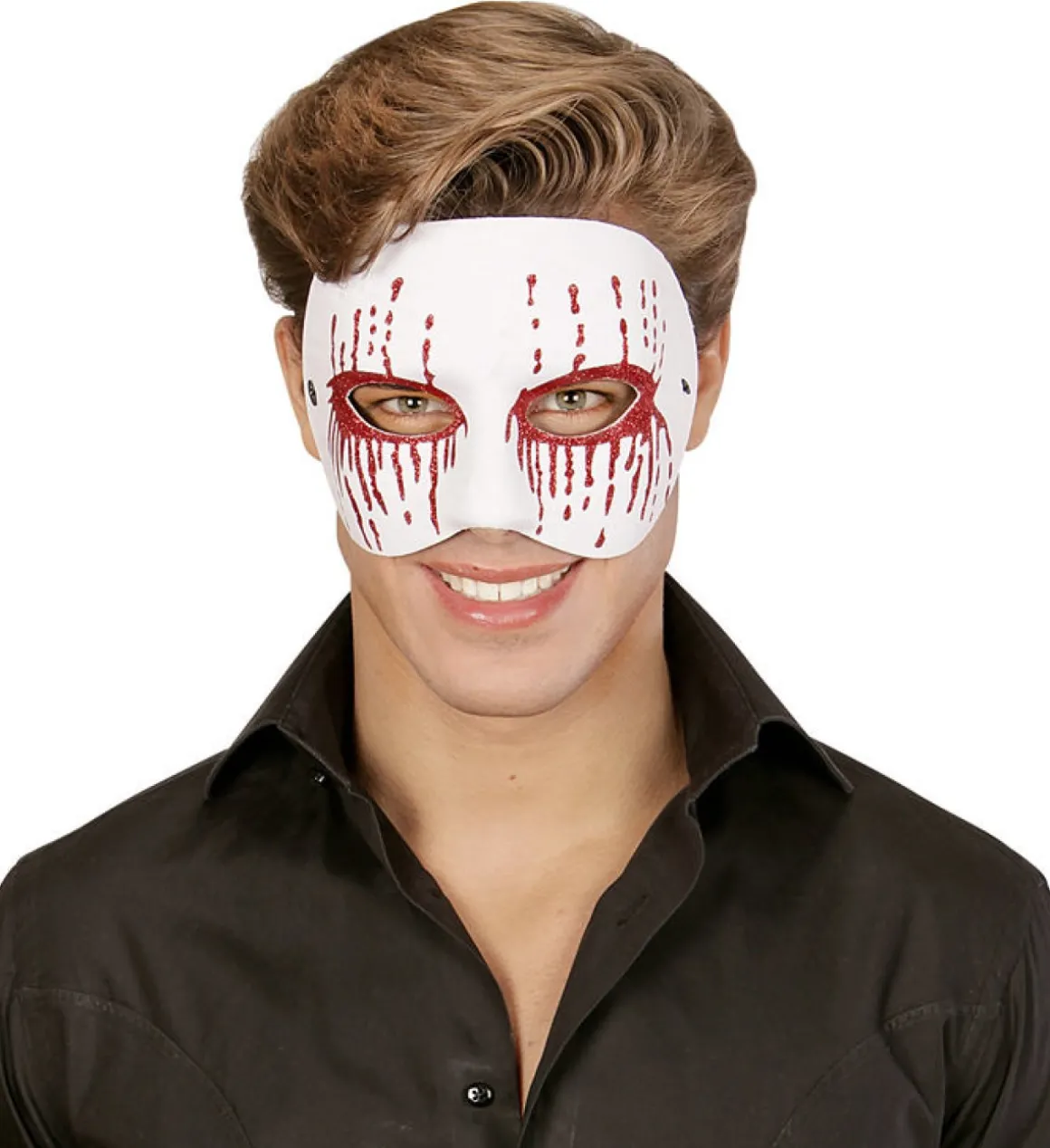 Hvid Fantom Maske