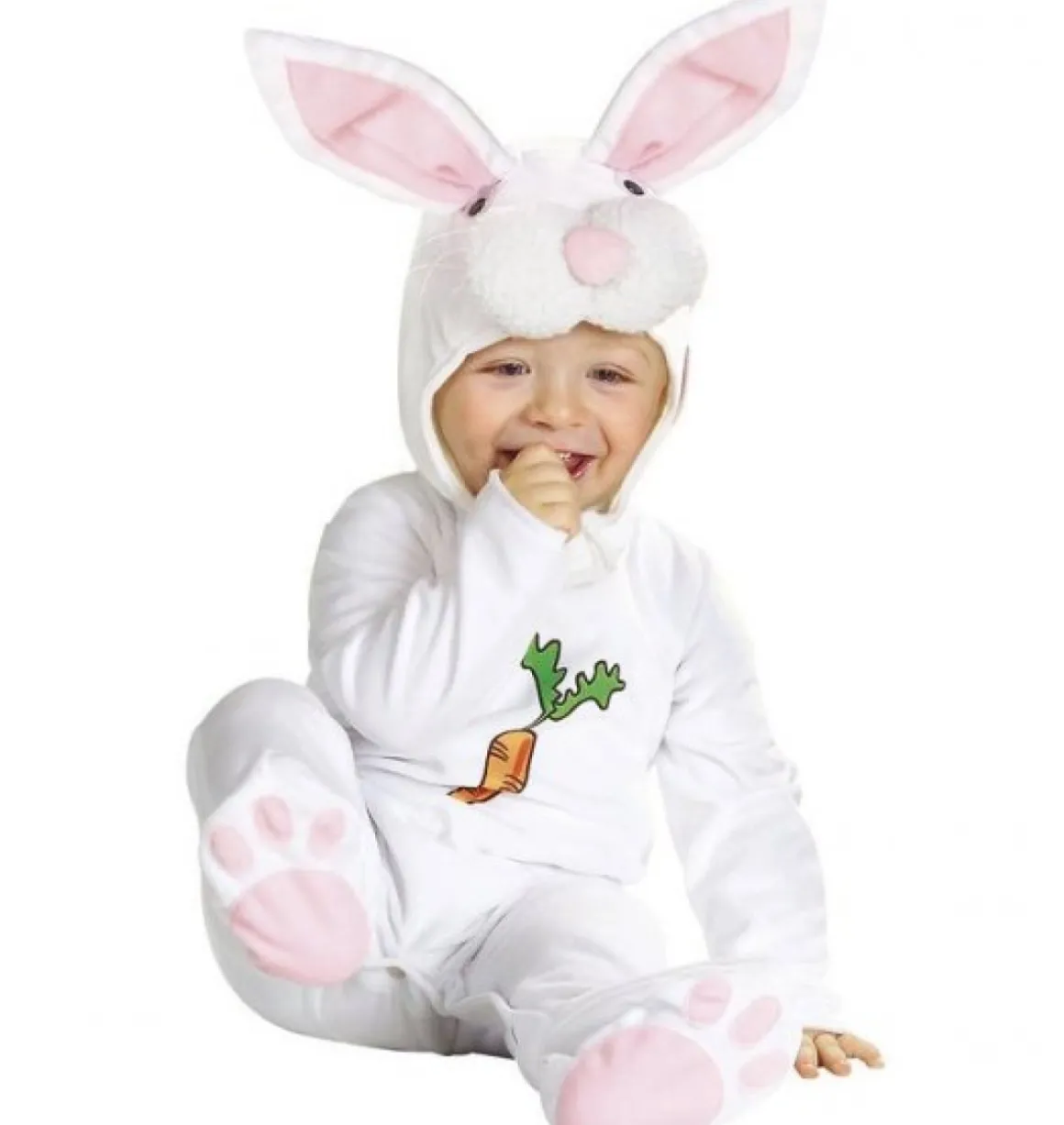 Hvid Kanin Babykostume
