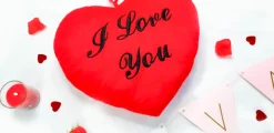 I Love You Mini Plys Pude