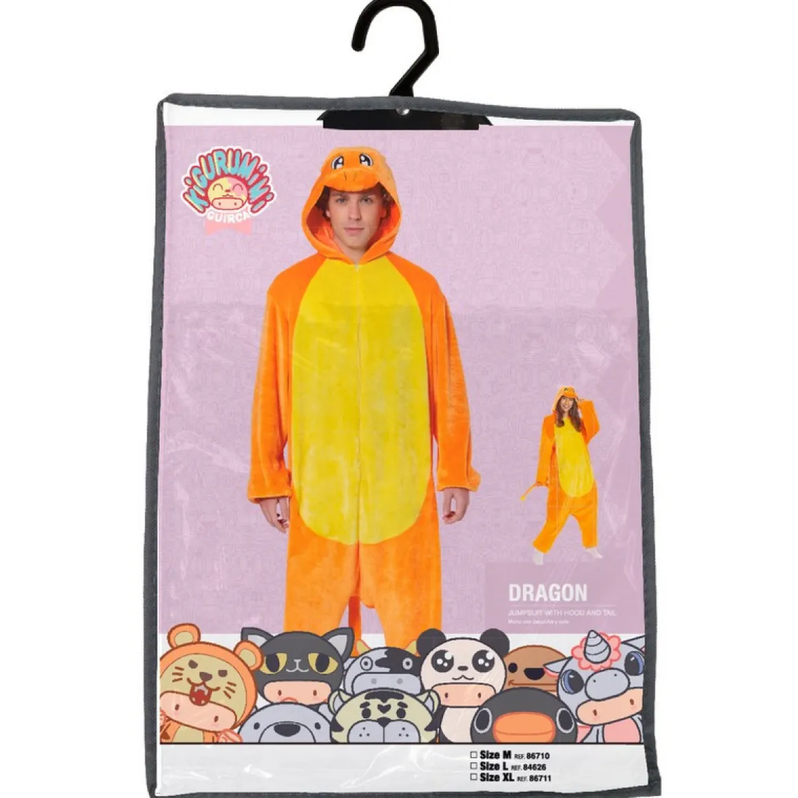 Ilddrage Onesie Kostume