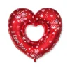 I Love You Hjerte Folieballon Rød