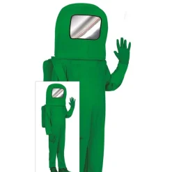 Imposter Grøn Astronaut Børnekostume