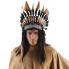 Indianerhøvding Fjerprydelse Til Hovedet