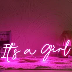 It's A Girl Neonskilt