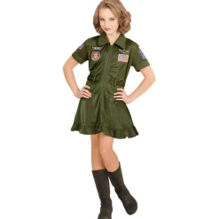 Jagerpilot Kjole Børnekostume