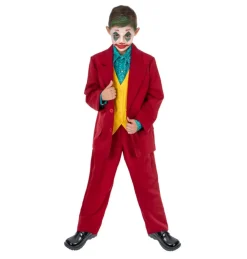 Joker Børnekostume Rød