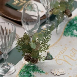 Julegran Eukalyptus Borddekoration