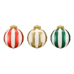Julekugle Folieballon Mix