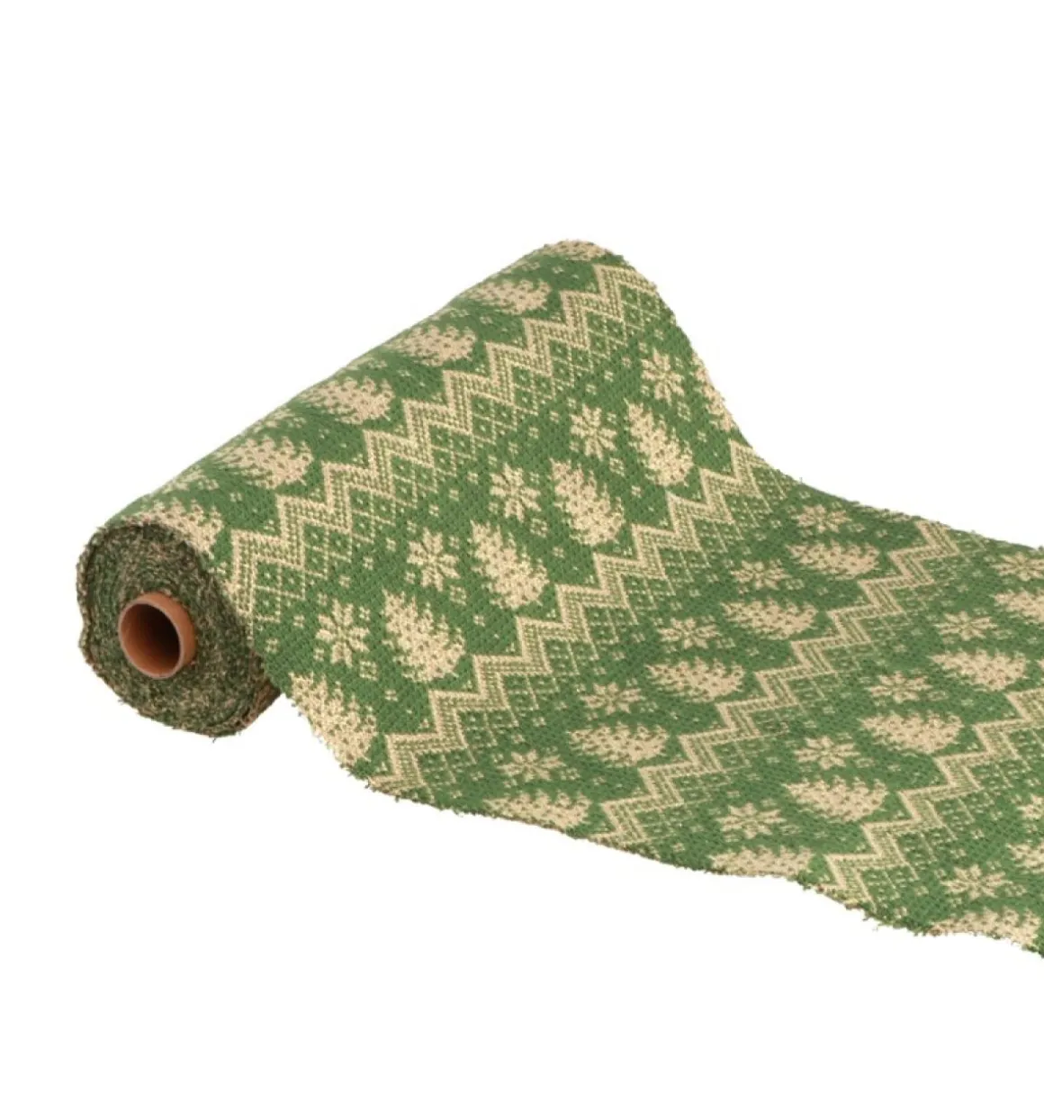 Julemotiv Bordløber Olivengrøn