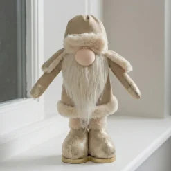 Jule Nisse Med Teleskopben Champagne