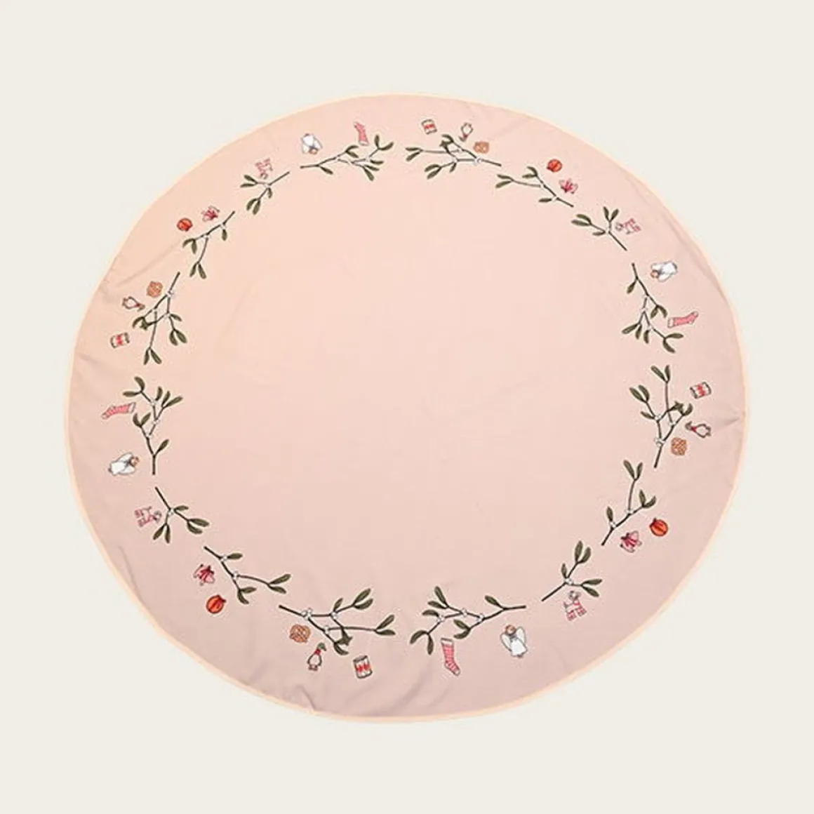 Juletræstæppe Beige