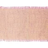 Jute Chevron Bordløber Rosa