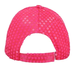 Kasket Med Pailletter Neon Pink