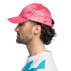 Kasket Med Pailletter Neon Pink