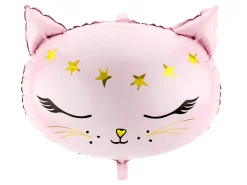 Kat Folieballon Lyserød