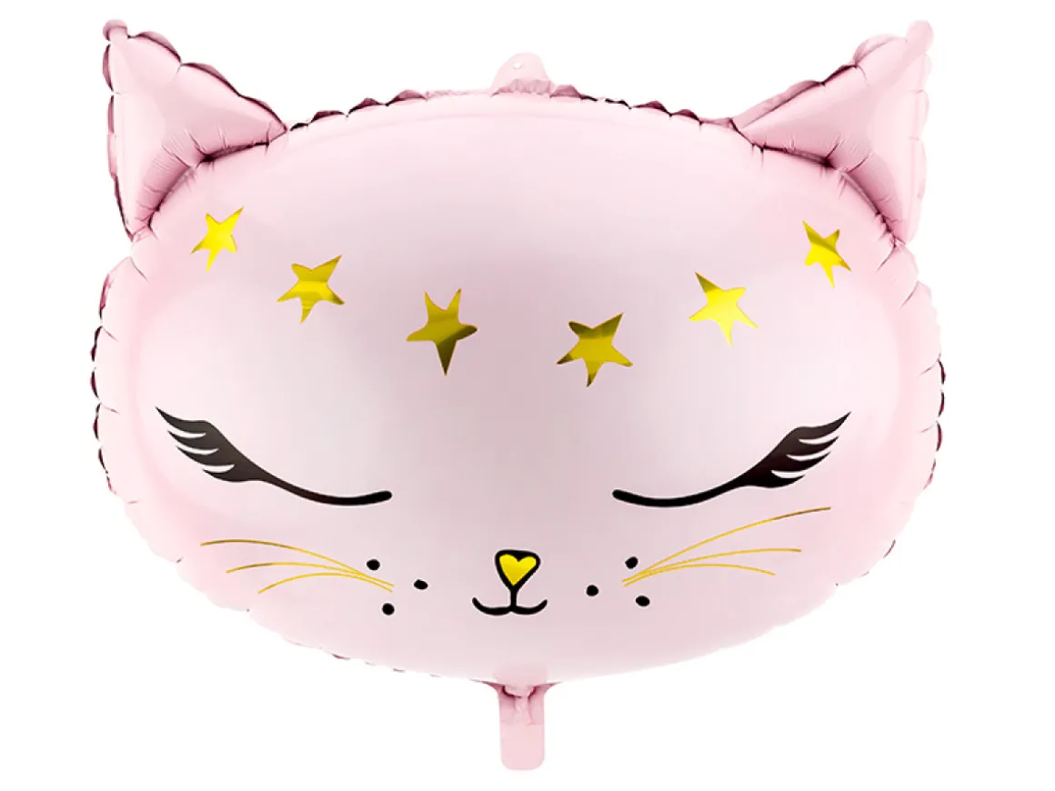 Kat Folieballon Lyserød
