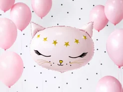 Kat Folieballon Lyserød