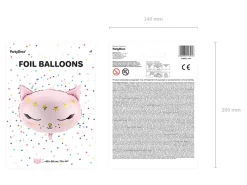 Kat Folieballon Lyserød