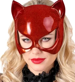 Kat Maske Rød