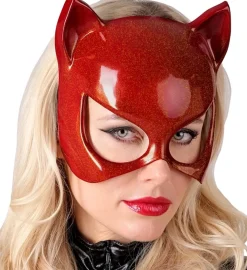 Kat Maske Rød