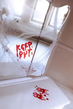 Keep Out Vinduesklistermærker Rød