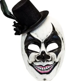 Killer Klovn Maske Med Tophat