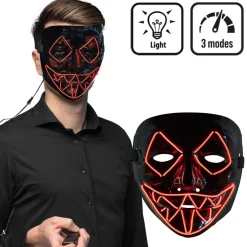 Killer Smile LED Maske Rød