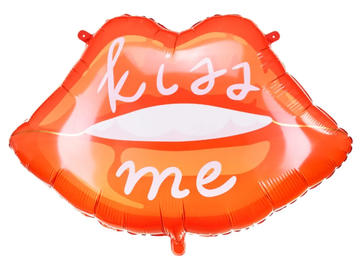 Kiss Me Læber Folieballon