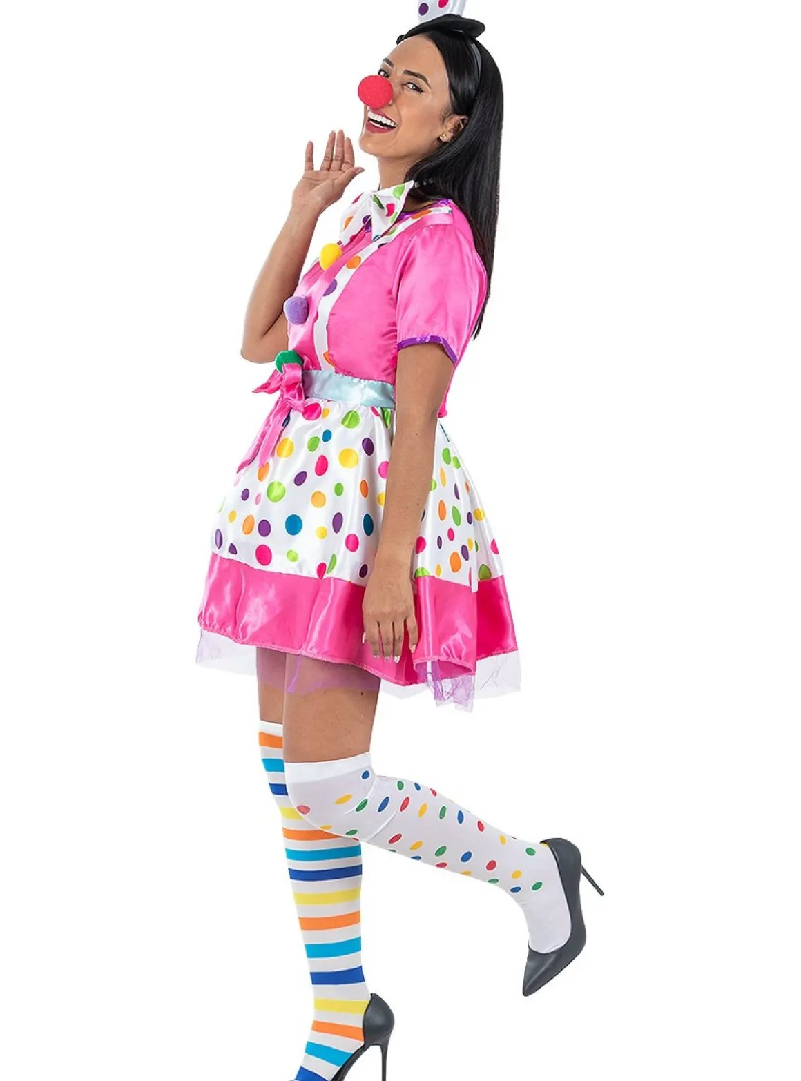 Kjole Klovnekostume Pink