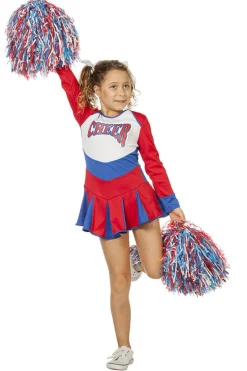 Klassisk Cheerleader Børnekostume
