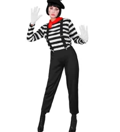 Klassisk Mime Kostume