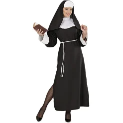 Klassisk Nonnekostume Sort