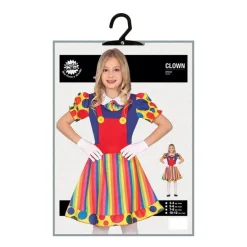 Klovn Børnekostume Farverig