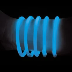 Knæklys Armbånd Blå