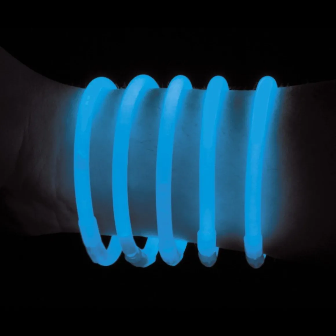 Knæklys Armbånd Blå