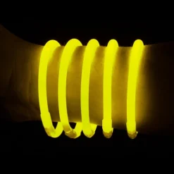 Knæklys Armbånd Gul