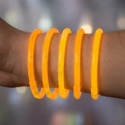 Knæklys Armbånd Orange